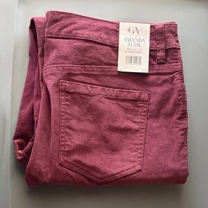 Gloria Vanderbilt Amanda Slim Jeans in Vibrant Pink